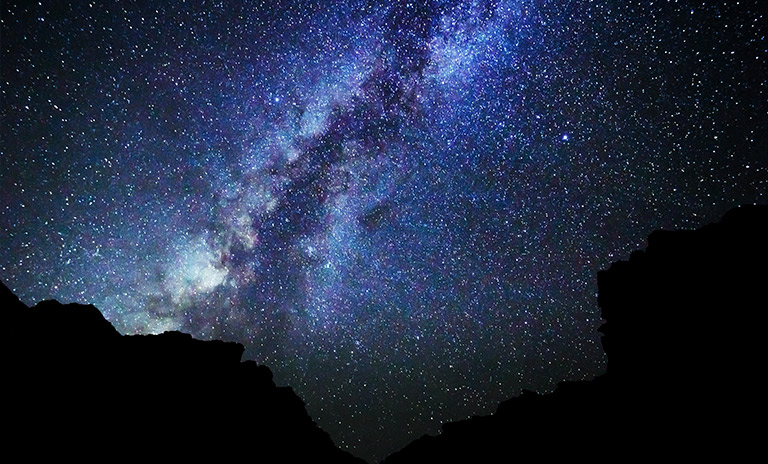 Cielo estrellado del desierto de La Tatacoa