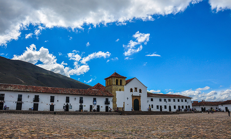 Plaza central de Villa de Leyva