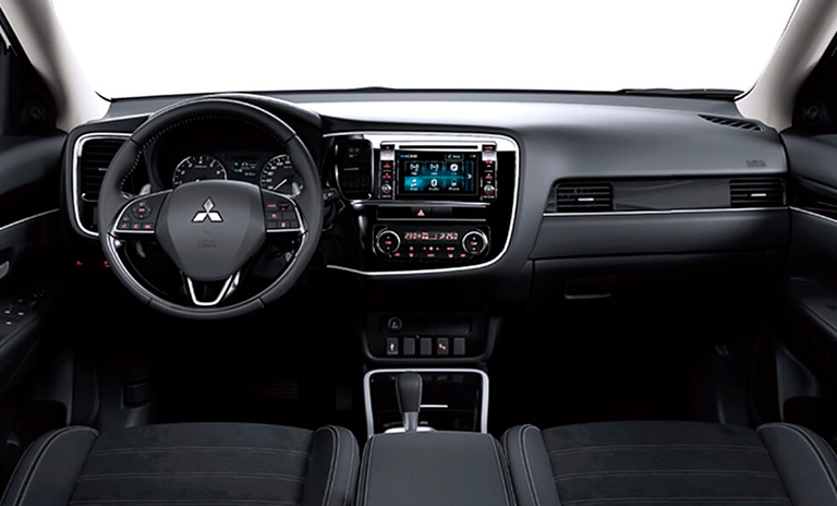 Interior de las camionetas Outlander Kaiteki
