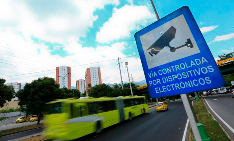 Zona de comparendos por fotomulta en la ciudad