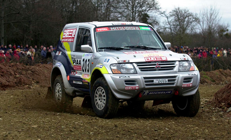 Kenjiro Shinozuka logró posicionarse como uno de los pilotos Mitsubishi más relevantes